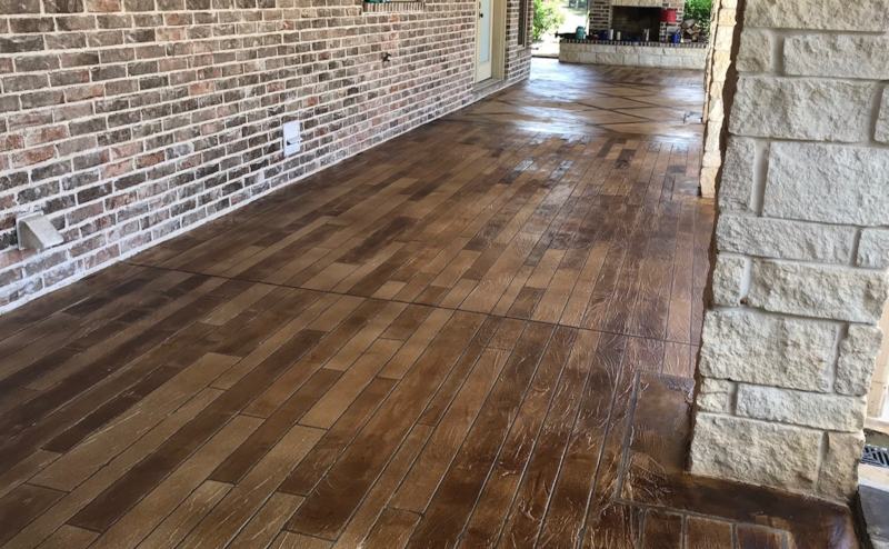 wood concrete stain 
