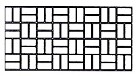 Basketweave Stencil