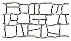 Large Keystone Stencil