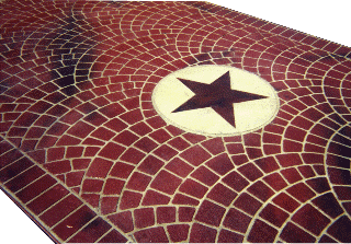 European Fan Stencil