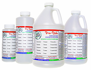 Pro-Etch Concrete Acid Stain - (Choose Bottle Size) $15.95 to $58.95