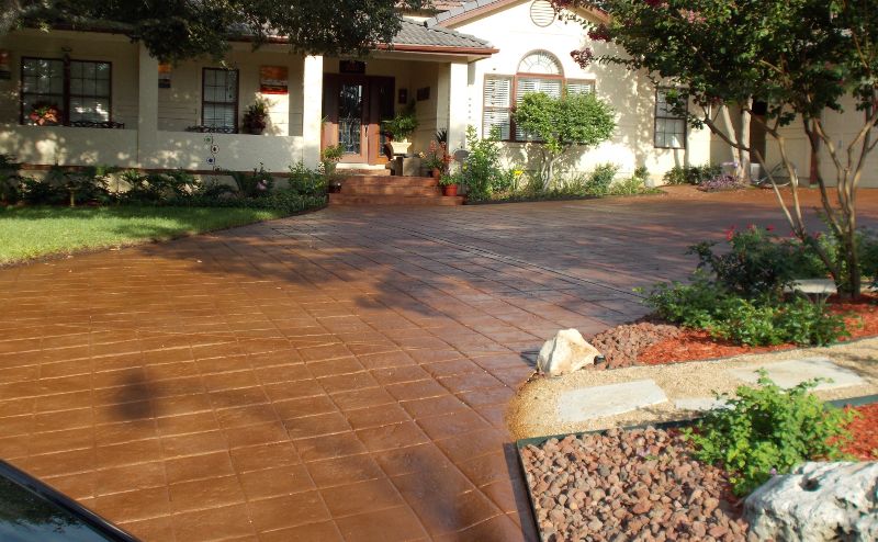 How Much Does It Cost To Stain Concrete, Acid Stain Concrete Patio Cost