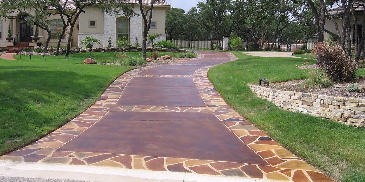 Concrete preparation and staining