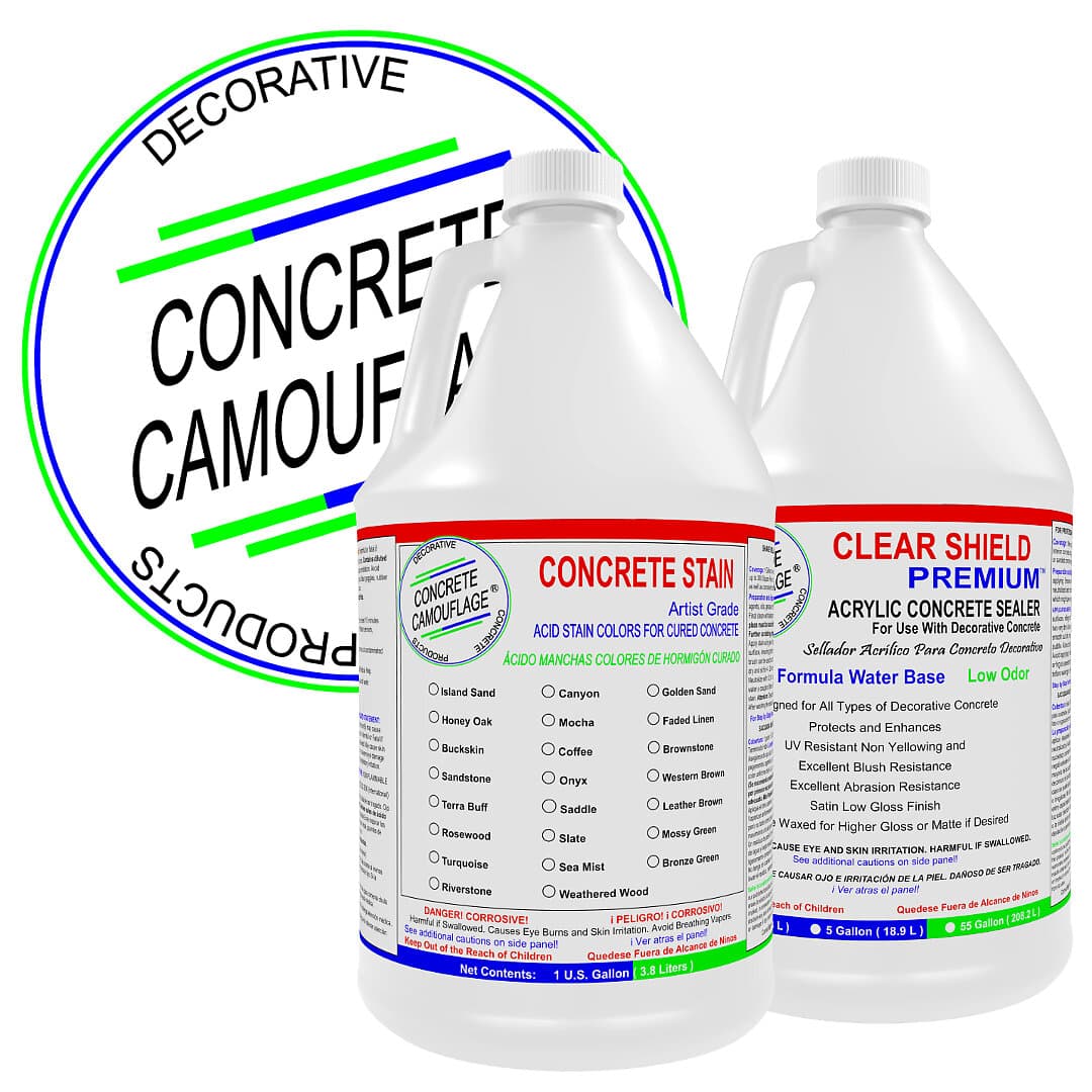 Artist Grade Concrete Stain Exterior Kits