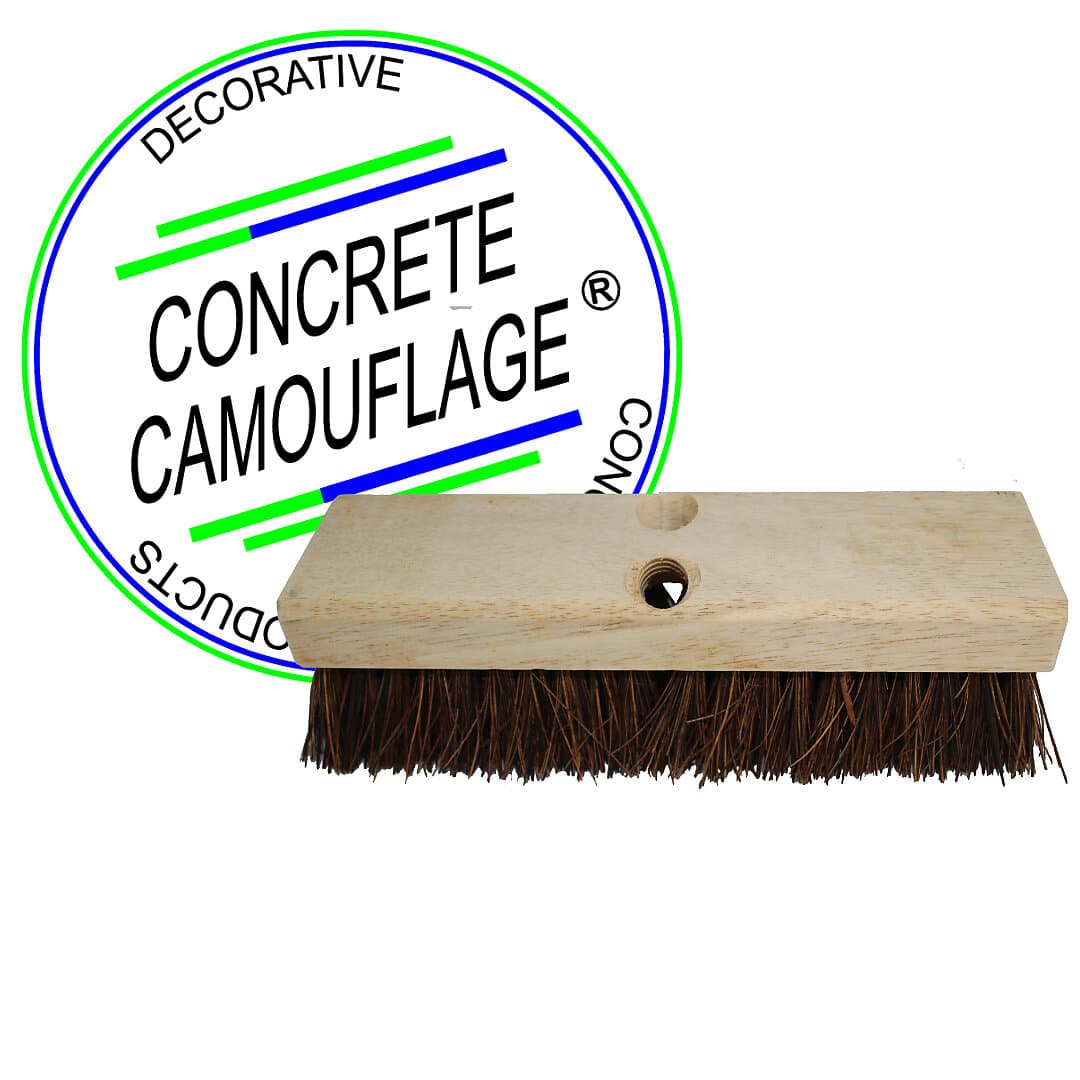 Straw Concrete Brush