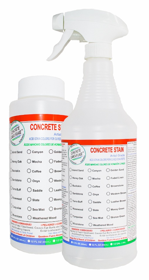 Sample Kit Artist Grade Concrete Acid Stain
