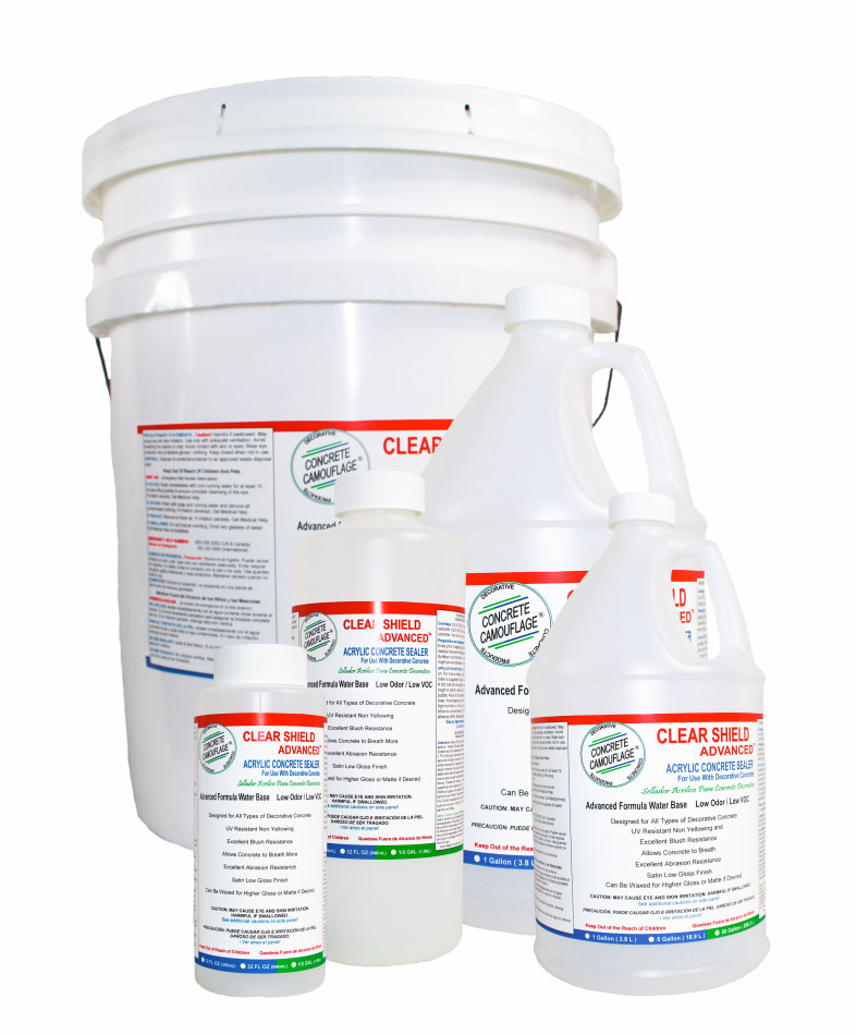 Clear Shield Advanced Formula Decorative Concrete Sealer