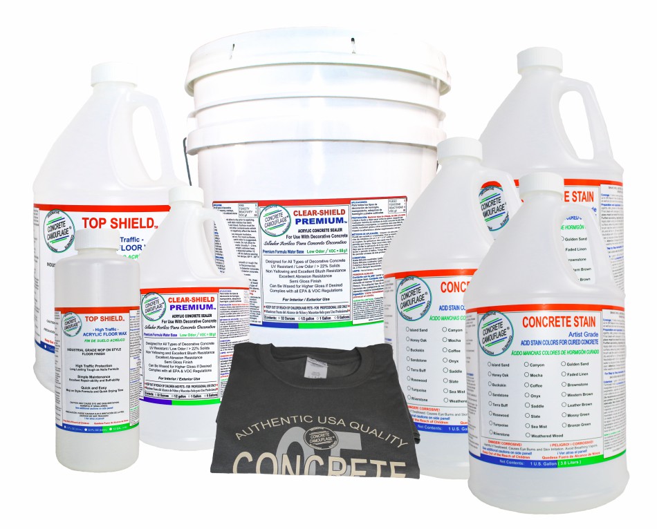 Interior Concrete Acid Stain Kit - Artist Grade