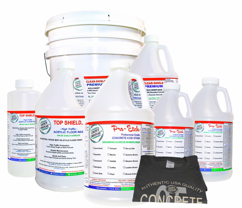 Pro Etch Interior Concrete Acid Stain Kit