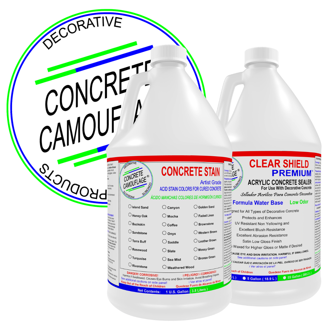 Exterior Concrete Stain Project Kit - Artist Grade