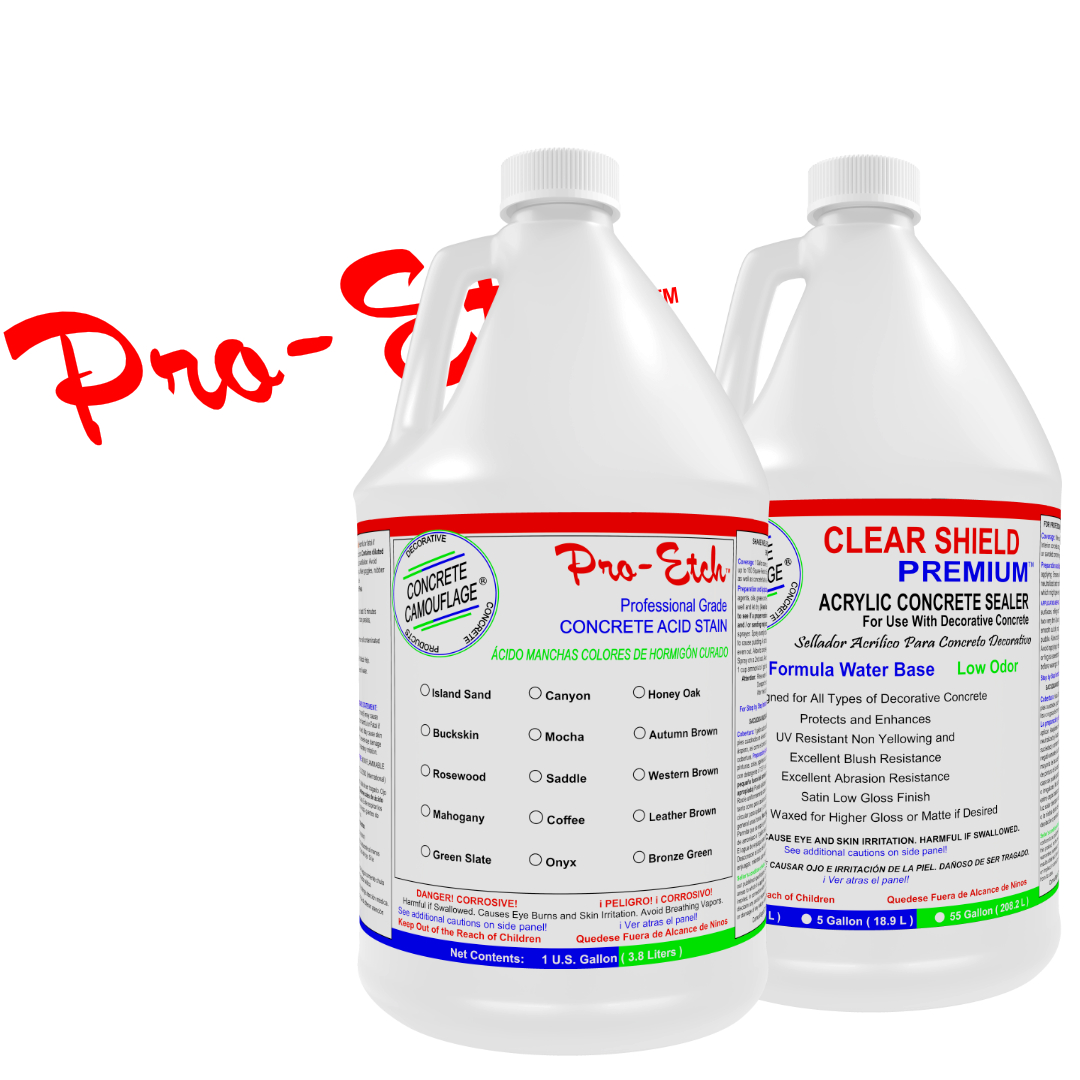 Pro-Etch Exterior Concrete Acid Stain Kit