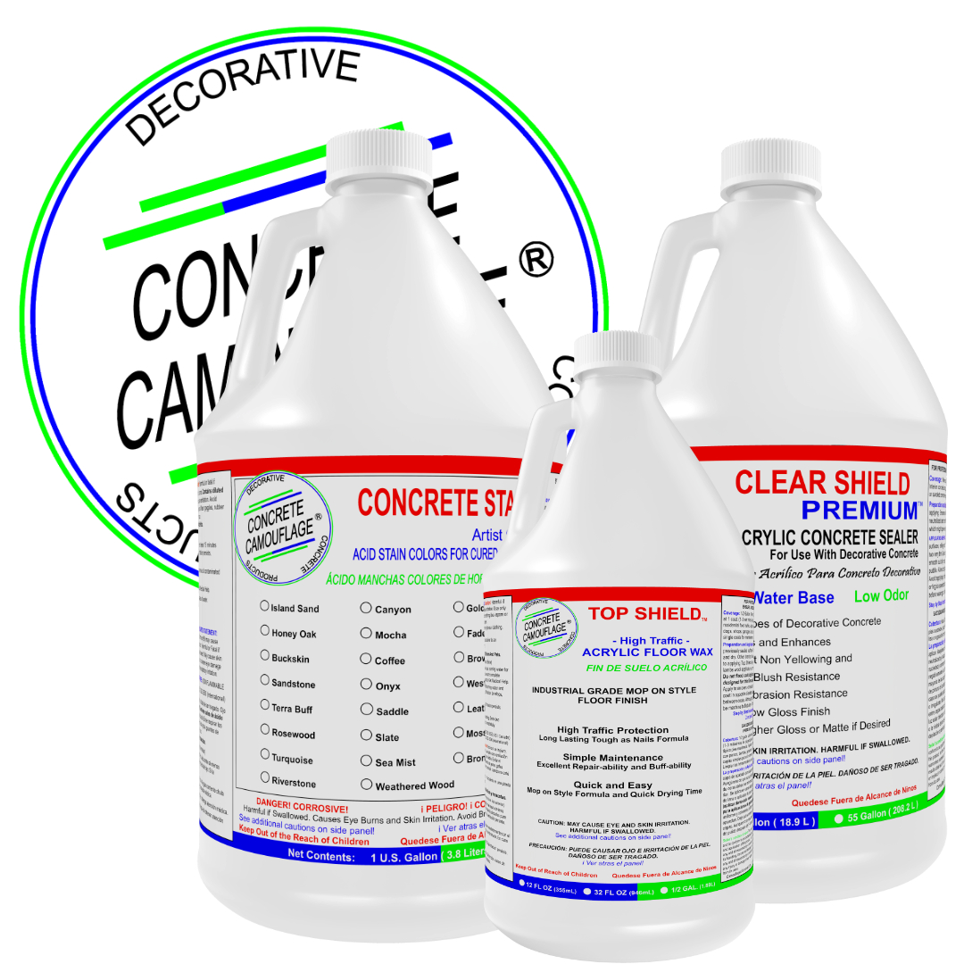 Interior Concrete Stain Project Kit - Artist Grade