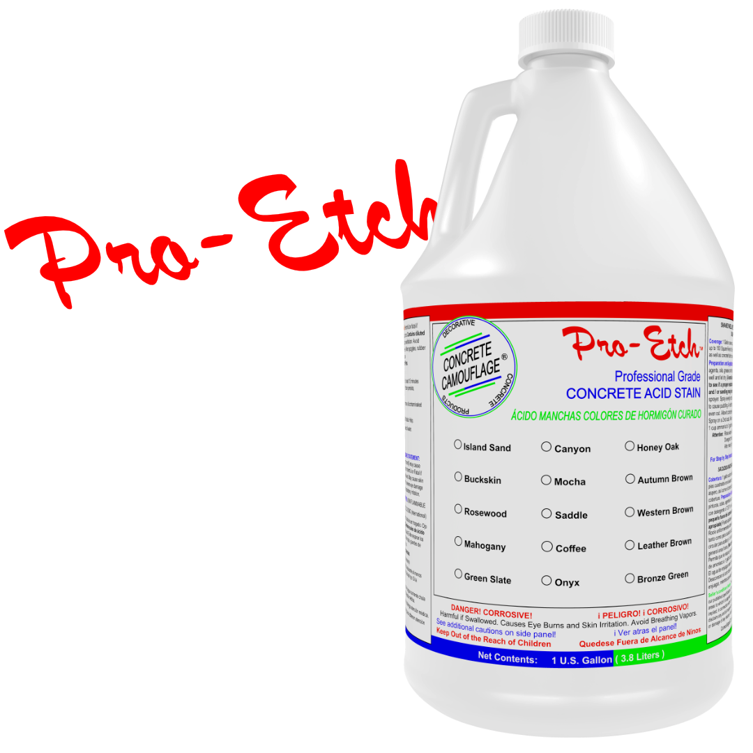 Pro-Etch Concrete Acid Stain