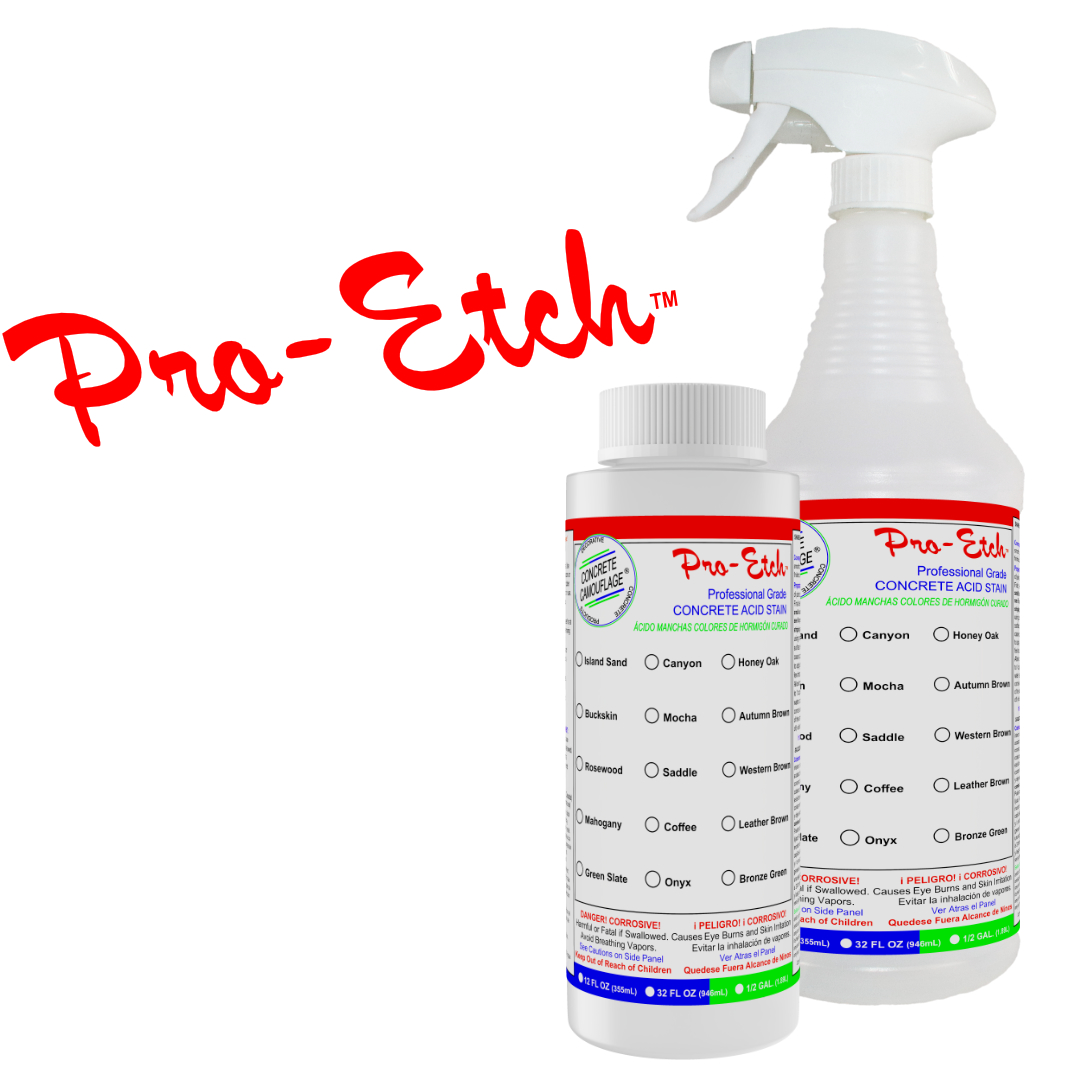 Pro-Etch Concrete Acid Stain Sample Kit