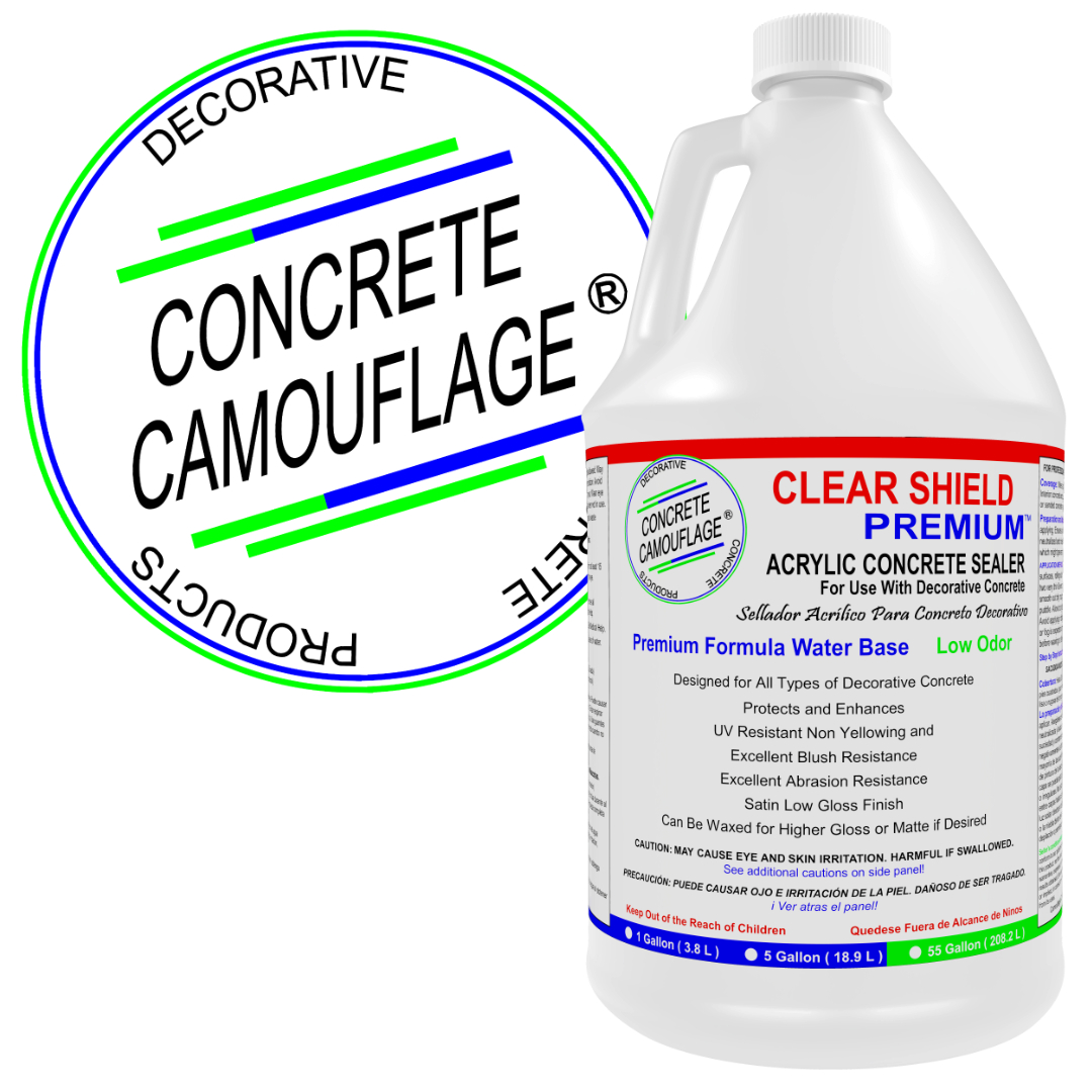Clear Shield Premium Decorative Concrete Sealer